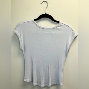 Maeve Light Mocha Brown Short Sleeve Top